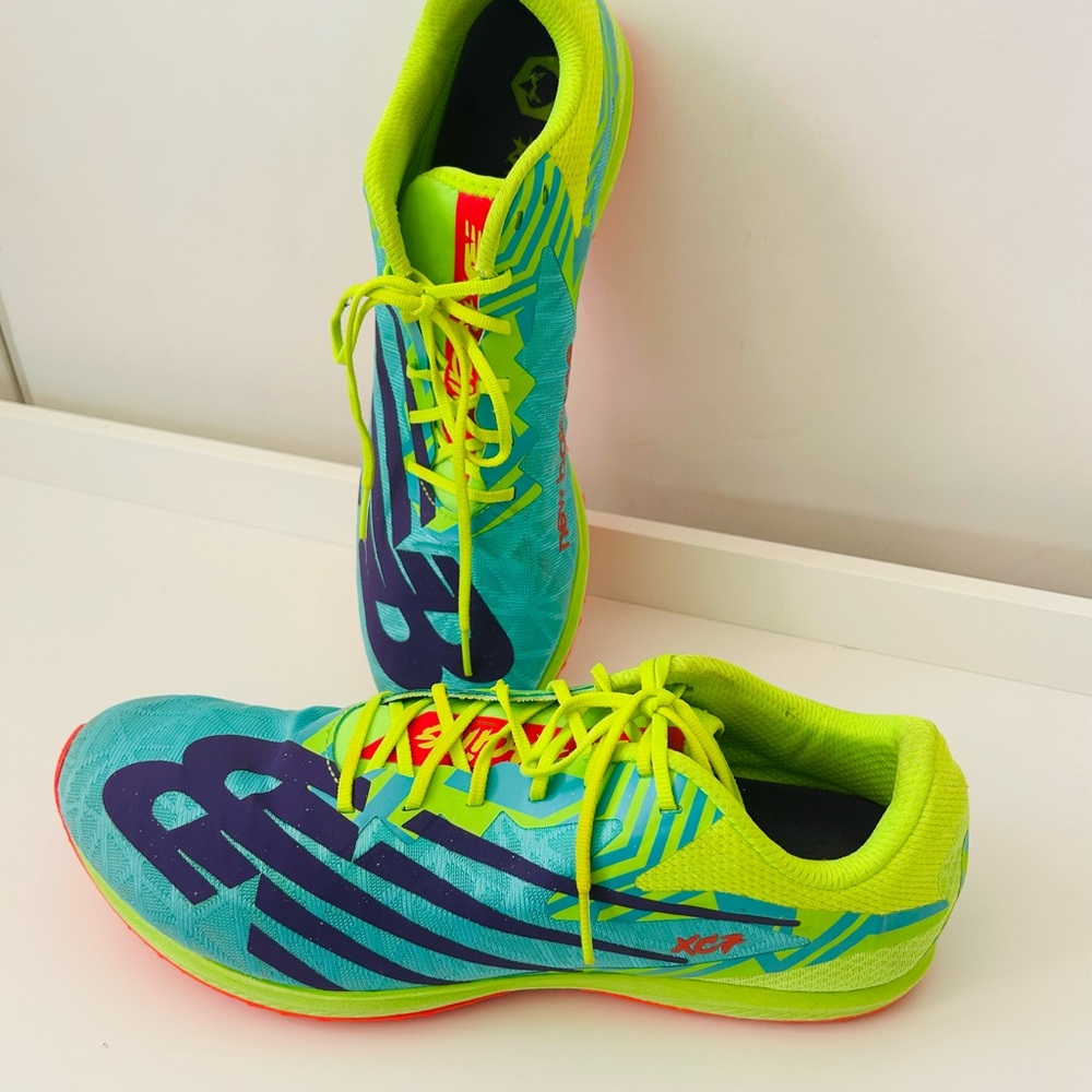 New Balance women's XC5K V6 Athletic Spiked Running Shoes Size 11
